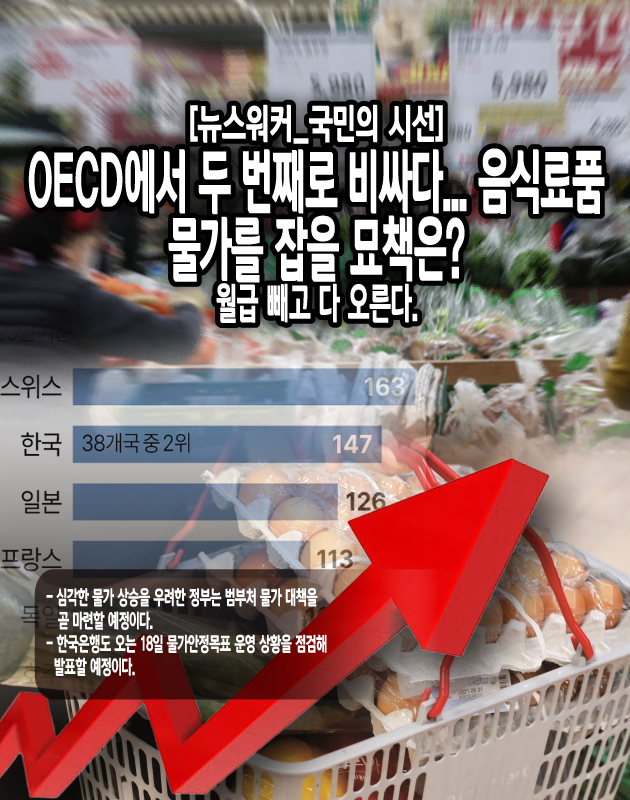 물가가 많이 오른 이유로 코로나19 이후 누적된 인플레이션과 러시아·우크라이나 전쟁 등에 따른 원재료값 상승 등을 지목한다. 그에 따라 2020년 이후 5년 동안 누적 소비자물가 상승률이 14.2%에 이르렀다. 게다가 지난해 12·3 비상계엄 사태 이후 환율이 1,480원대에 이르며 잠시 안정세를 찾던 물가를...[본문 중에서]