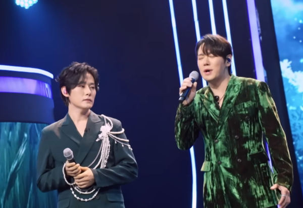 '한일톱텐쇼' 53회 분량 문제가 제기된 강문경과 환희 [사진=MBN MUSIC]