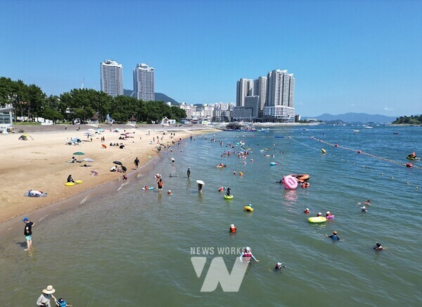 여수 웅천해수욕장