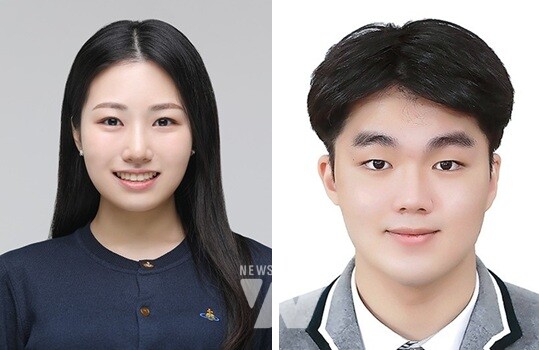 정자윤 학생(왼쪽), 한서진 학생(오른쪽)