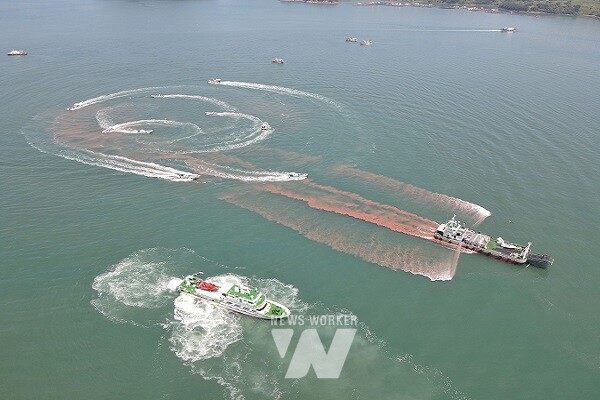 고수온 적조 모의훈련