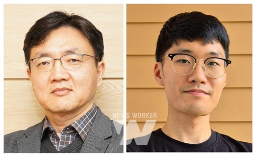 왼쪽부터 환경·에너지공학과 김태영 교수, 김종현 박사후연구원