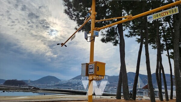 웅천친수공원에 설치된 공공와이파이