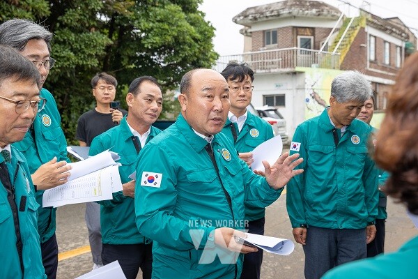 비피해 현장방문(화산면)