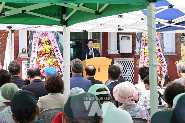 고흥군, 소록경로당 개소식 개최- 공영민 군수 축사