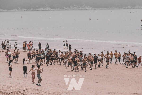 지난 2023년도에 신지 명사십리에서 개최된 ‘완도 장보고배 크로스핏 전국 대회’