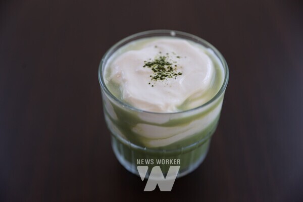 봇재 카페 메뉴 – 말차크림라떼