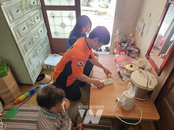 복지기동대 활동