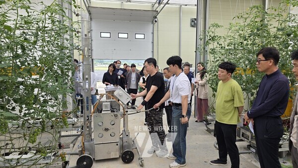 무인방제기 농식품공무원교육원 현장 시연회