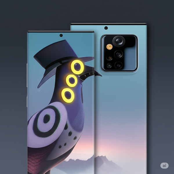 해외에서 유행하는 갤럭시 까치 [사진=온라인커뮤니티]