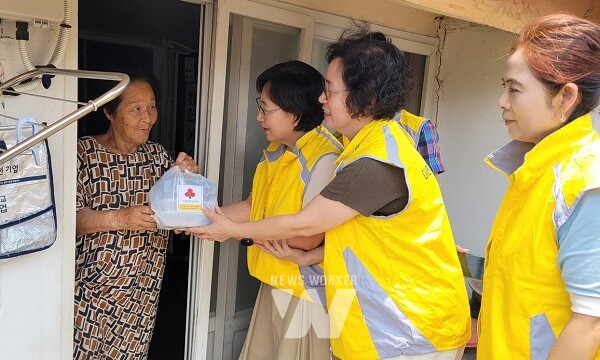 다시면지사협 건강한 밥상 전달