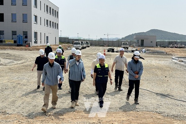 '친환경선박 연구지원 인프라 구축사업' 사업장 폭염 대응 특별 안전점검 실시