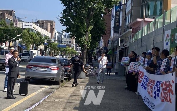 강상구 나주부시장은 11일 방문판매 영업 현장을 방문해 실태를 점검했다. (사진제공-나주시)