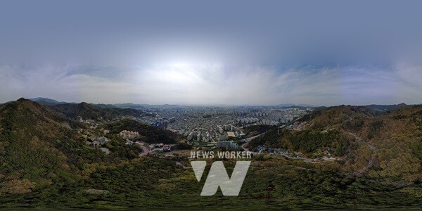 무등산 전망대 경관