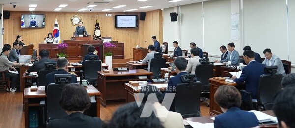 강진군의회(의장 서순선) 제314회 임시회 본회의