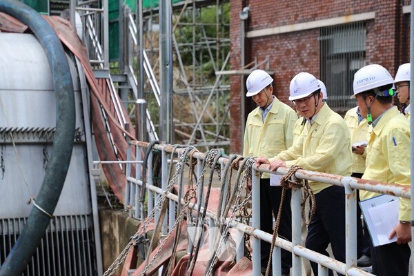 김인중 사장 나주 송촌 배수장 현장 점검