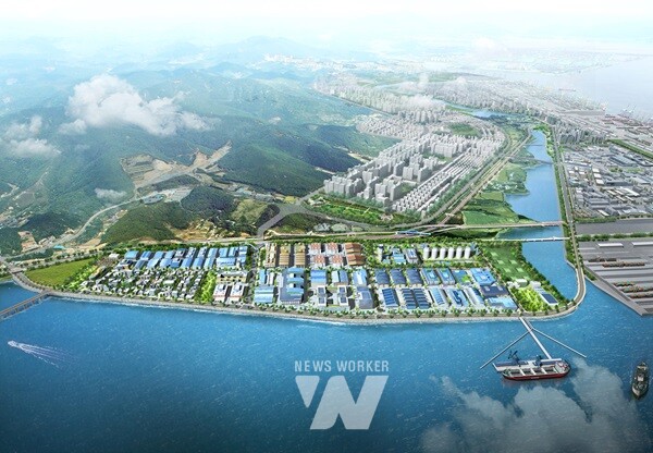 황금일반산업단지 조감도