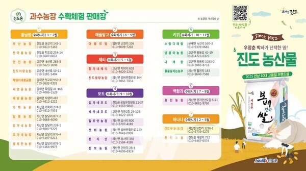 최근 진도군은 농산물 홍보 전단지(리플릿)를 제작해 온오프라인 홍보를 하며 판로 확보에 나서고 있다.