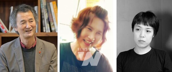 본상 수상자 김수열, 나주문인상 수상자 박상희, 젊은시인상 수상자 임유영 (사진제공-나주시)