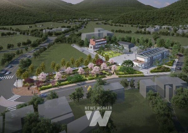 완도 농촌 치유산업 거점 센터 조감도