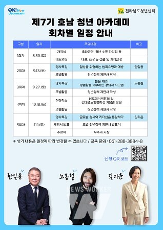 호남청년아카데미 모집공고