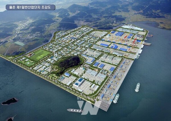 율촌 제1일반산업단지 조감도