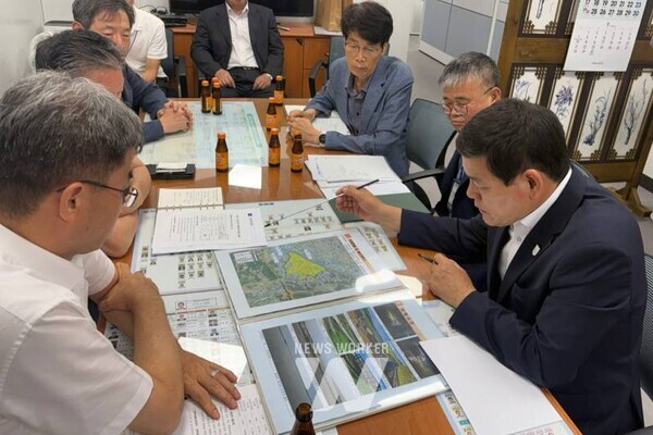 정철원 군수 행안부 재난안전대책본부‧복구지원국 방문