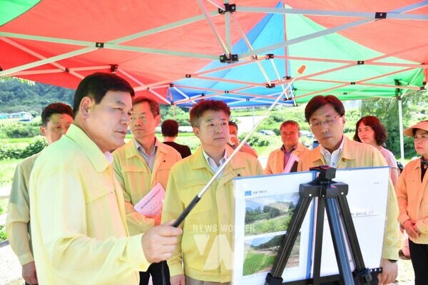 행안부 안전에방정책실장 호우 피해지역 현장 및 복구상황점검