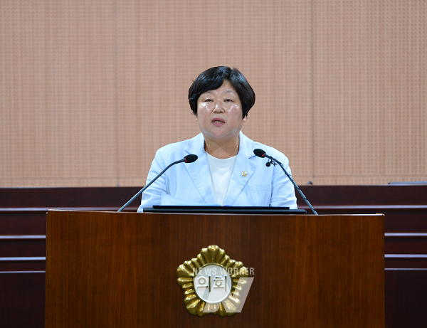 손혜진 의원, 상습 침수 시설 대책 마련 촉구