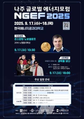 ‘나주 글로벌에너지포럼 2025’ 포스터. (사진 제공-나주시)