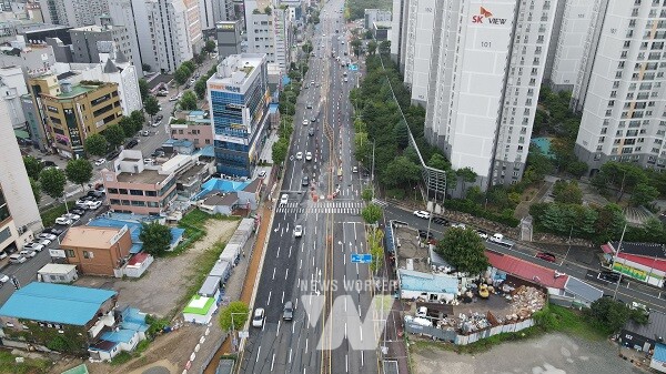 1공구-상무대로 SK뷰 아파트 앞
