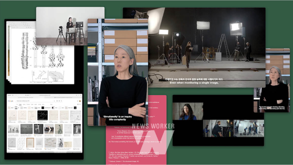 《동시, 렉처, 퍼포먼스》 포스터 이미지 ⓒ 오민, 사진 제공 : 오민