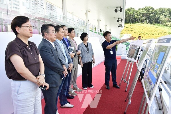 교육문화위원회 현장방문(광주국제양궁장)