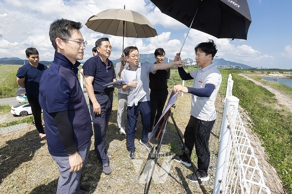 광양경자청, 신규 전입 직원 현장견학 실시