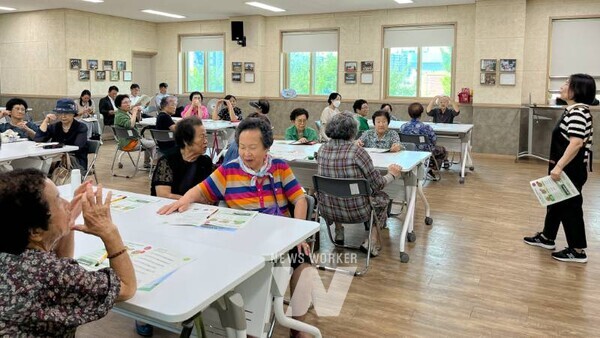 국산콩 활용 고령층 영양개선 캠페인 현장