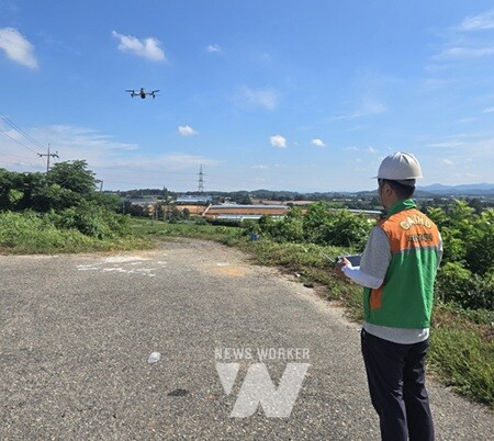 영암군 폭염 드론순찰대