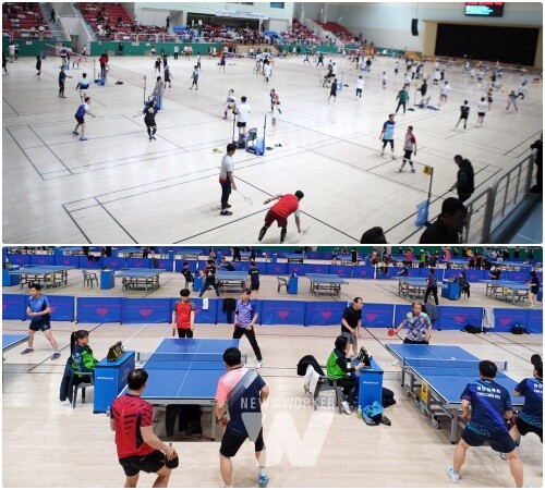 하니움 문화스포츠센터 체육행사(배드민턴,탁구)