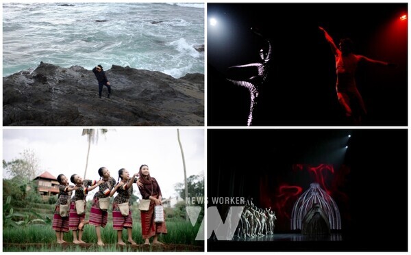 (왼쪽부터 시계방향) 상상하는 바다(싱가포르), 키메라(한국), Ballet(베트남), 락카이 (인도네시아)