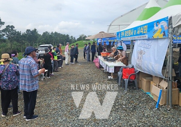 장흥군, 통합의학박람회장서 한우 소비촉진 행사 개최