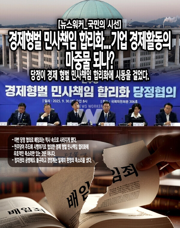 배임죄란 ‘타인의 사무를 처리하는 자가 그 임무에 위배하는 행위로 재산상 이익을 취하거나 제3자에게 취득하게 해 본인에게 손해를 가한 경우’ 최대 징역 10년 내지 벌금 3000만 원에 처벌하도록 규정한...[본문 중에서]