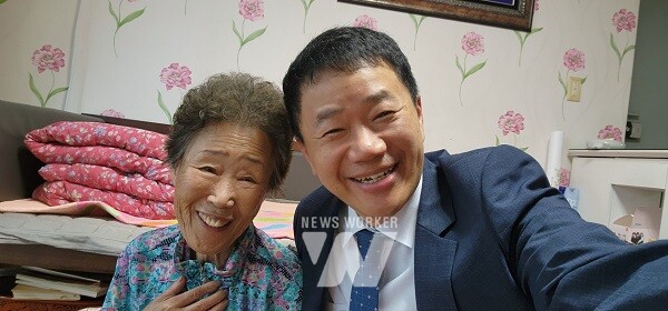 이임순 여사와 이금규 변호사