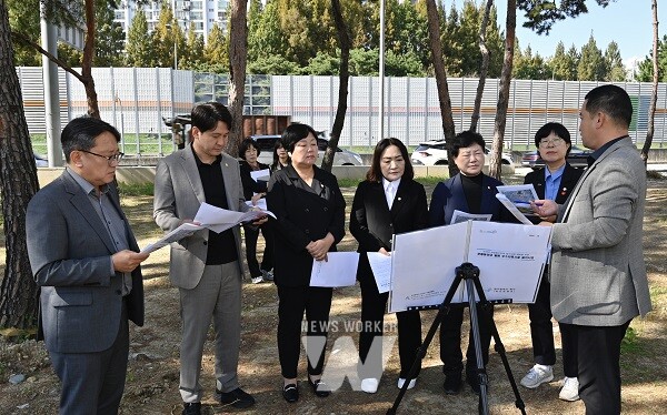 광주 북구의회, 상습 침수지역 문흥동성당 일원 현장점검 실시