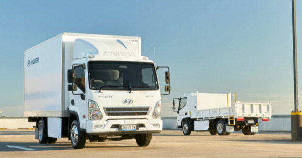 현대자동차의 전기트럭 마이티 일렉트릭 [사진=Hyundai Australia]