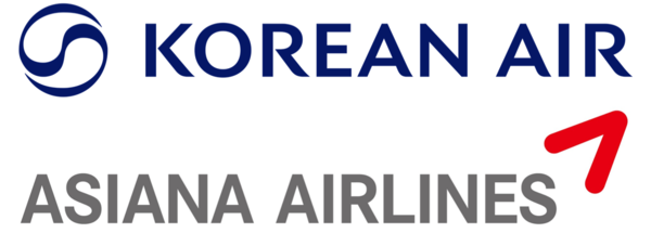 합병된 두 기업인 대한항공(상)과 아시아나(하) [사진=대한항공, 아시아나항공]