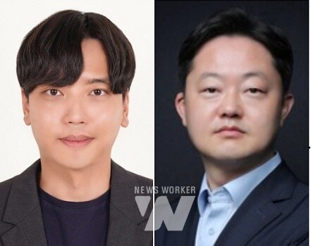 왼쪽부터 김완식 박사(제1저자), 김창희 교수(교신 저자)