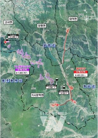 가사문학지구 및 대덕지구