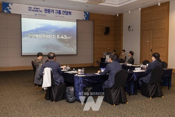 광양만권경제자유구역청(청장 구충곤, 이하 광양경자청)은 7일 여수 HJ디오션리조트에서 관광·레저 분야의 투자 활성화와 여수 화양지구 경쟁력 제고를 위한 ‘전문가 그룹 간담회’를 개최했다