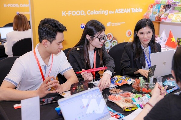 2025 아세안 K-푸드 페어 하이퐁 B2C 현장 전경