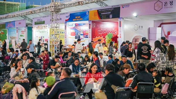 2025 아세안 K-푸드 페어 하노이 B2B 현장 전경