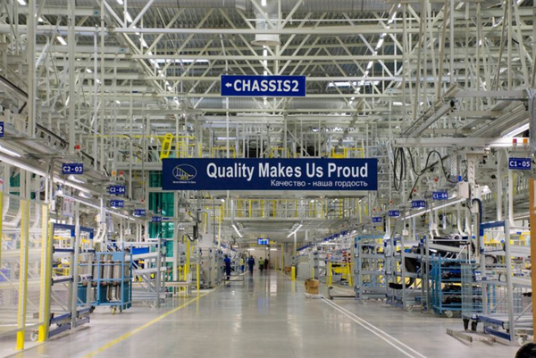 현대차 러시아 공장 내부 모습 [사진=현대자동차]